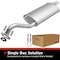 Bre Exhaust Exhaust System, Aluminized Steel; With Muffler; 2 Inch Pipe Diameter; Single Exhaust 106-0060 - alternate 4