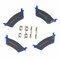 Motorcraft Disc Brake Pad Set,  BRSD1602 - alternate 4