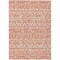 Homeroots 3' X 5' Coral And Ivory Southwestern Washable Indoor Outdoor Area Rug 594160 - alternate 6