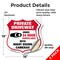Signmission Private Driveway Shield Sign Under 24 Ho, 18 inch X 18 inch, Vinyl Decal, 2PK SHI-D-2PACK-18-437 - alternate 3
