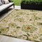 Homeroots 5' X 8' Ivory Green And Yellow Floral Indoor Outdoor Area Rug 548055 - alternate 5