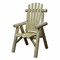 Homeroots 28" X 26" X 42" Natural Wood Dining Chair 370286 - alternate 1