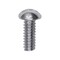 Auveco 10-24 x 1/2in Slotted Round Head Machine Screw Zinc, 100PK 2541 - alternate 1