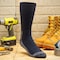 Railroad Sock King Size Steel Toe Boot Crew Socks, Cotton, Black, XL, 1PR 6124K BK - alternate 4