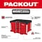 Milwaukee Tool PACKOUT Multi-Depth 3-Drawer Tool Box, Polypropylene, Black/Red, 22 in W x 16-1/2 in D 48-22-8447 - alternate 5