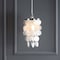 Jonathan Y Cayla 7" Seashell LED Pendant, White/Chrome JYL9002A - alternate 4