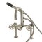 Kingston Brass 7" Center Deck-Mount Clawfoot Tub Faucet with Hand Shower, Brushed Nickel AE6008CG - alternate 1