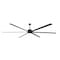 Canarm Ceiling Fan, 120 in Blade Dia, 6 Blades, 5 Speeds, 120V AC, Matte Black CP120BK - alternate 1