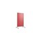 Ghent EZ Mobile Glassboard, Aluminum Frame, Magnetic, 75''H x 38''W, Rose EZ1MA7538RS - alternate 1