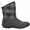 Muck Boot Co Women's Muckster II Mid Rubber Boot w/Fleece, Plain Toe, Black/Gray Plaid, 11 WM2-1PLD-BLK-110 - alternate 1