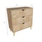 Homeroots 30" Natural Wood Three Drawer Dresser 552259 - alternate 5