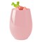 Smarty Had A Party 12 oz Solid Pink Elegant Stemless Plastic Wine Glasses 64 Glasses, 64PK 3712-PNK-CASE - alternate 3