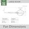 Hunter Fan Ocala 52 in. Bronze White LED Indoor and Outdoor Ceiling Fan 59240 - alternate 5