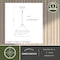 Vaxcel Huntley 1 Light Satin Nickel Farmhouse Schoolhouse Pendant White Glass P0244 - alternate 4