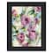 Homeroots Abstract Floral Black Framed Print Wall Art 529920 - alternate 3