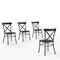 Crosley Camille 4-Piece Metal Dining Chair Set KF20030MB - alternate 1