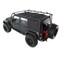 Smittybilt 0718 WRANGLER JK  4 DOOR SRC ROOF RACK  300 LB RATING  BLACK TEXTURED 76717 - alternate 1