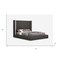 Homeroots 75 X 91 X 60 Dark Grey Queen Bed 370610 - alternate 4