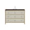 James Martin Vanities Celeste 48" Single Vanity, Sunwashed Oak with Embossed Shagreen, w/ 3 CM Phantome Eclos Top D604-V48-SHG-3PHT - alternate 1
