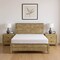 Homeroots Three Piece Natural Solid Wood Bedroom Set 523971 - alternate 4