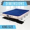 Serenelife EZ Bed Air Mattress with Frame and Rolling Case, Self-Inflating Airbed with Built in Pump for Travel SLEZBDKG50 - alternate 4