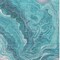 Homeroots 8' X 10' Teal Blue Gray And Ivory Abstract Washable Indoor Outdoor Area Rug 618211 - alternate 5