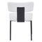 Leisuremod Teres Leather Dining Chair, Steel Legs & Poplar Wood Core TC19W - alternate 4