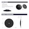 Spax 2 in Thermal-Grip Flat Plastic Washer Fastener for Insulation Wrap Thermal-Grip Pail, 80PK 5019677420008 - alternate 3