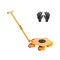 Vevor Machine Skate 8800 lbs Machinery Moving Skate with Handle 360 Deg Rotation JXYDH1803734184691620000 - alternate 1