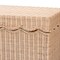Bali & Pari Damita Scalloped Natural Rattan Storage Bench 259-14270-ZORO - alternate 6