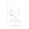 Office Star Products EC Series Professional Ergo High Back Chair, Dillon Black EC4300-R107 - alternate 3