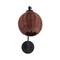 Jonathan Y Lyla 22" 1-Light Mid-Century Vintage Rattan Globe Swing Arm LED Sconce, Dark Brown/Black JYL1604A - alternate 7