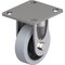 Blickle Rigid Plate Caster, Solid Rubr, 4", 330 lb. BKSX-POEV 100XKA-14-SG - alternate 1