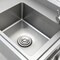Wrightmaster 20 in. D x 39 in. W Freestanding Laundry/Utility Sink in Stainless Steel with Faucet ZOR-W3167P356272 - alternate 5