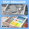 Emporio Kitchen Drawer Organizer Set, Includes 3-Pc 9x6 bins, 6-Pc 9x3 bins, 8-Pc 6x3 Bins, 8-Pc 3x3 Bins,  EMPORGN25 - alternate 3