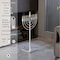 Vintiquewise Silver Finish Modern Contemporary Hanukkah Menorah with Remote Control for Home, Office, or QI004694.SL - alternate 3