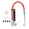 Neiko Tire Inflator, 12 Inch, Flexible Air Tire Pressure Gauge, 20 - 120 PSI, 1/4'' NPT Offset Dual Head 20701A - alternate 1