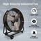 Edendirect 24 in 3-Speed Portable High Velocity Drum Fan in Black with Adjustable Tilt, 10250 CFM, Low Noise FF-J5203AC - alternate 5