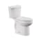 American Standard Complete Toilet, Elongated Bowl, 1.6 gpf Flush, 12 in Rough-In, 16-1/2 in H Rim, White 736AA001.020 - alternate 1