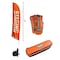 Command Gobag Staging Compact GoBag Kit, Orange, Including  Staging 17' Flag Banner with Suction Base & Vest 803832 - alternate 2