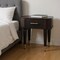 Homeroots 18" Brown Solid Wood Two Drawer Nightstand 701717 - alternate 7