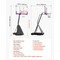 Vevor Portable Basketball Stand 10 ft Height Adjustment Basketball Hoop X031-26CXY - alternate 4