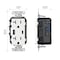 Leviton 5.1A USB Type A/Type-C Wall Outlet Charger with 20A Tamper-Resistant Receptacles T5833-W - alternate 5