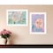 Homeroots Set Of Two Bloom for Yourself 1 White Framed Print Wall Art, 2PK 406213 - alternate 2