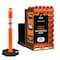 Xpose Safety 42in  T-Top Orange Traffic Delineator Post with 13 LB PVC Base, Full Pallet, 96PK DLTB-ORG-42-FP96-X - alternate 1
