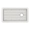 Whitehaus Collection Undermount/Drop-in Fireclay Kitchen Sinks, Stainless Steel Grid Included WHUF3419 - alternate 5