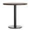 Flash Furniture Bennett 30 in Round Solid Wood Indoor Tabletop in Dark Brown with 18 in Round Dining Height GSF-RD30-DKBRN-TR18-GG - alternate 4