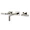 Kingston Brass Double-Handle Wall Mount Bathroom Faucet, Polished Nickel KS6126KL - alternate 1