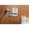 Anzzi Caster Series 7.36 in. Double Toothbrush Holder in Brushed Nickel AC-AZ002BN - alternate 2