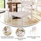 Flash Furniture Bridgeport Indoor-Outdoor Stacking Patio Chair w/Slatted Backrest, All-Weather Resin Chair, White DHF-317-APP-WH-GG - alternate 6